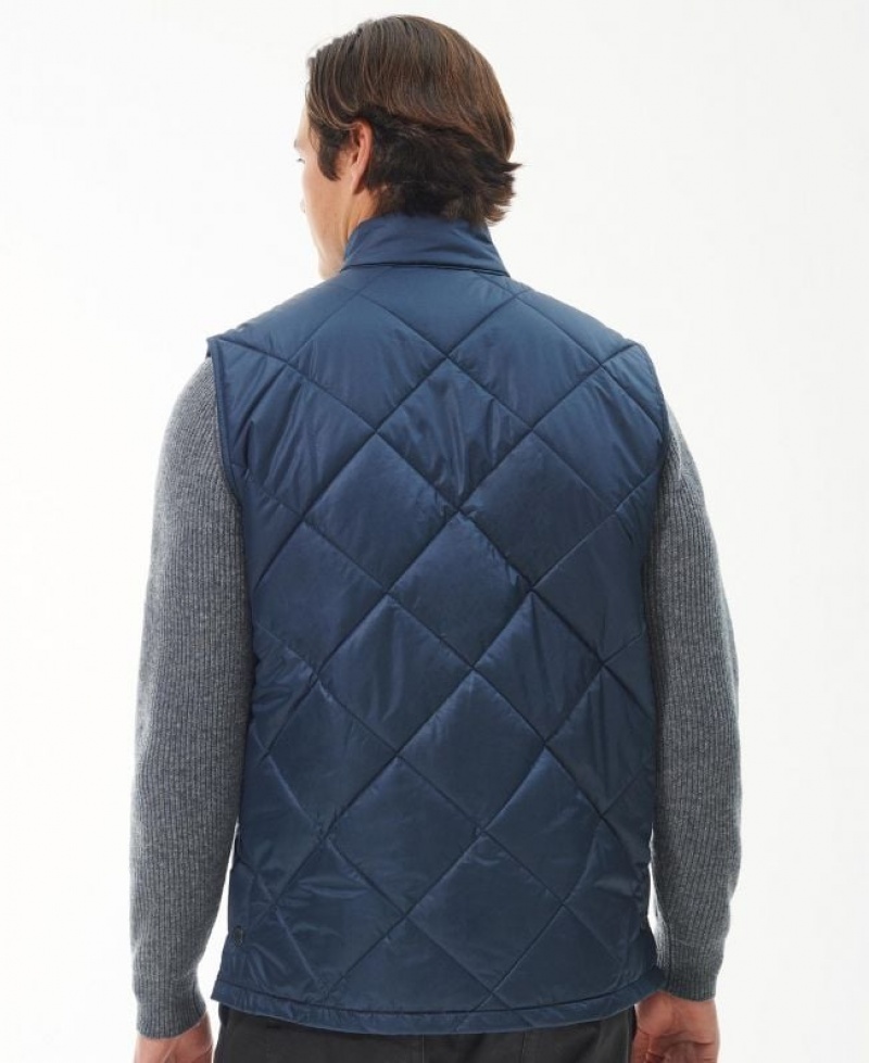 Navy Men Barbour Liddesdale Vest | US-5197WLPDX