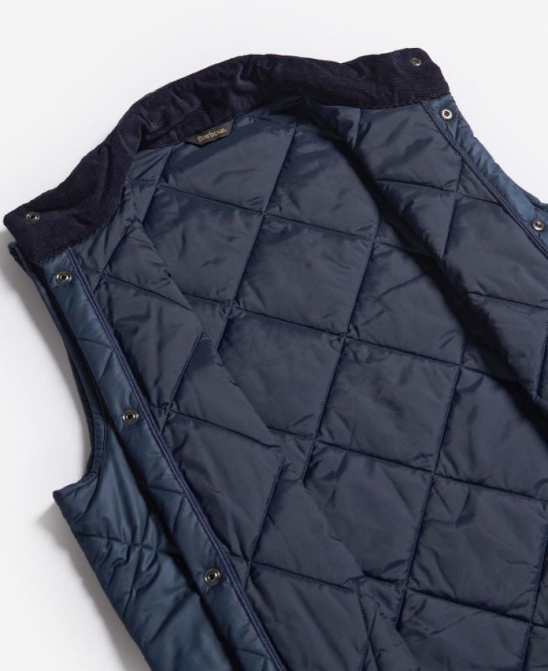 Navy Men Barbour Liddesdale Vest | US-5197WLPDX