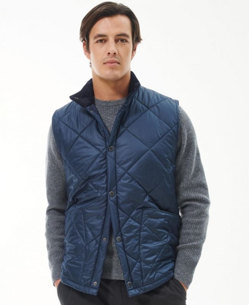 Navy Men Barbour Liddesdale Vest | US-5197WLPDX