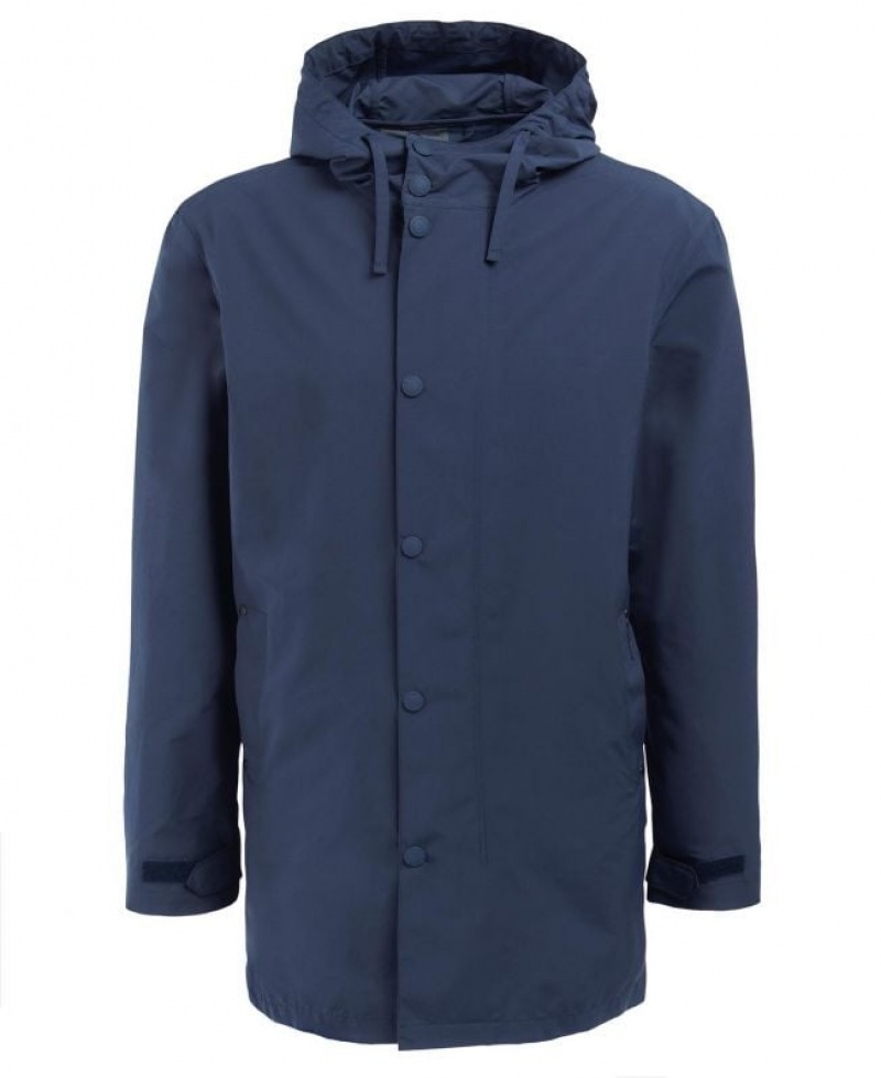 Navy Men Barbour Lightweight City Showerproof Jacket Rain Jacket | US-1865XTIPL