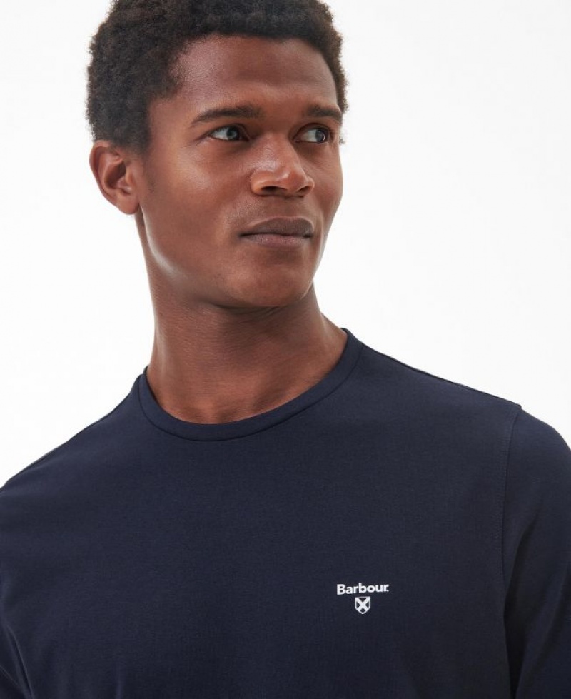 Navy Men Barbour Millar 2-Pack s T-Shirts | US-1597KCBXU