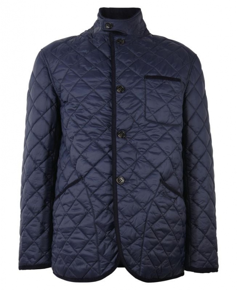 Navy Men Barbour Modern Liddesdale Quilted Jacket | US-0592TJXZH