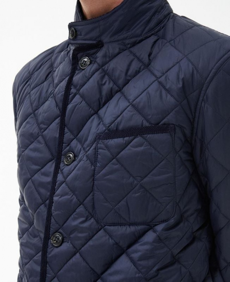 Navy Men Barbour Modern Liddesdale Quilted Jacket | US-0592TJXZH