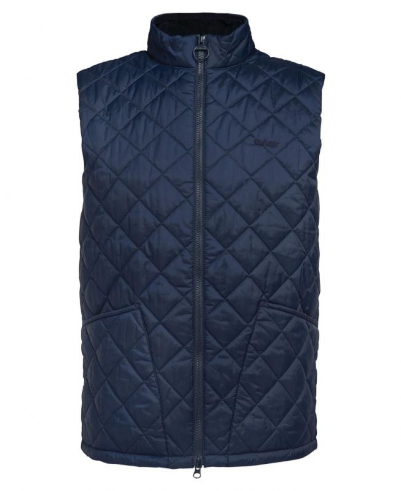 Navy Men Barbour Monty Vest | US-5396OPZLX