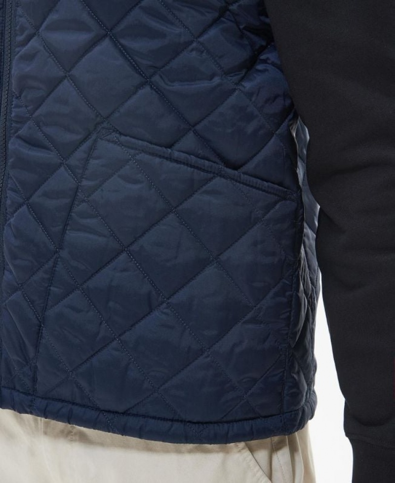 Navy Men Barbour Monty Vest | US-5396OPZLX