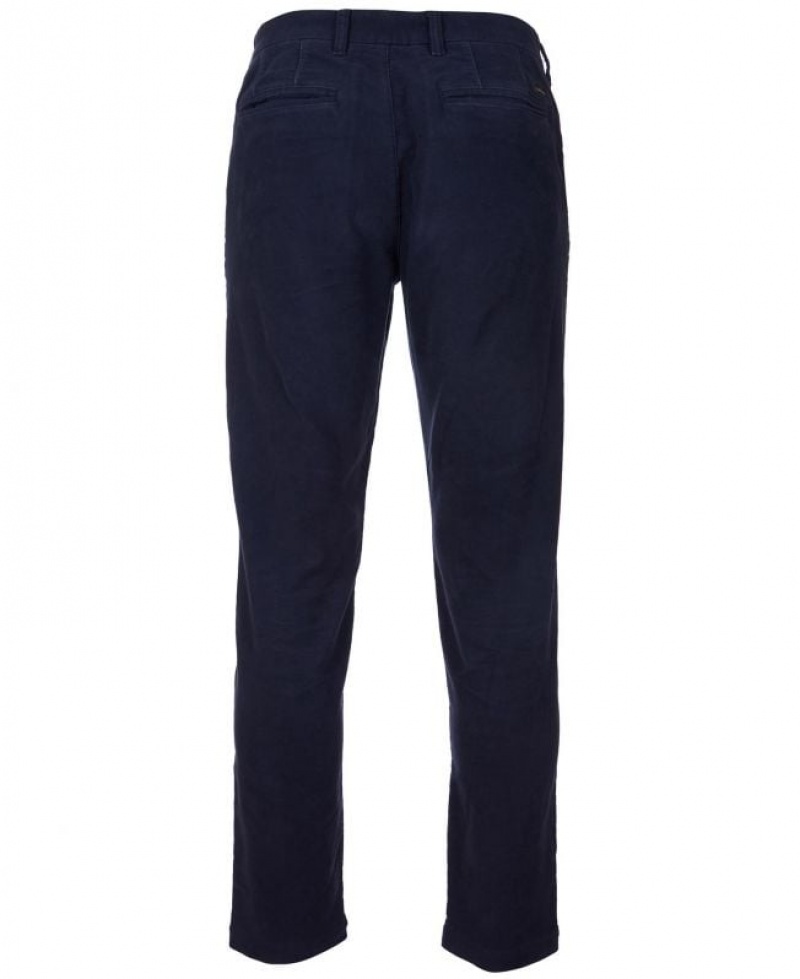 Navy Men Barbour Neuston Moleskin Pants | US-6287WUJAM