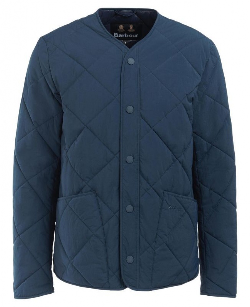 Navy Men Barbour Summer Liddesdale Quilted Jacket | US-2306SKGOT