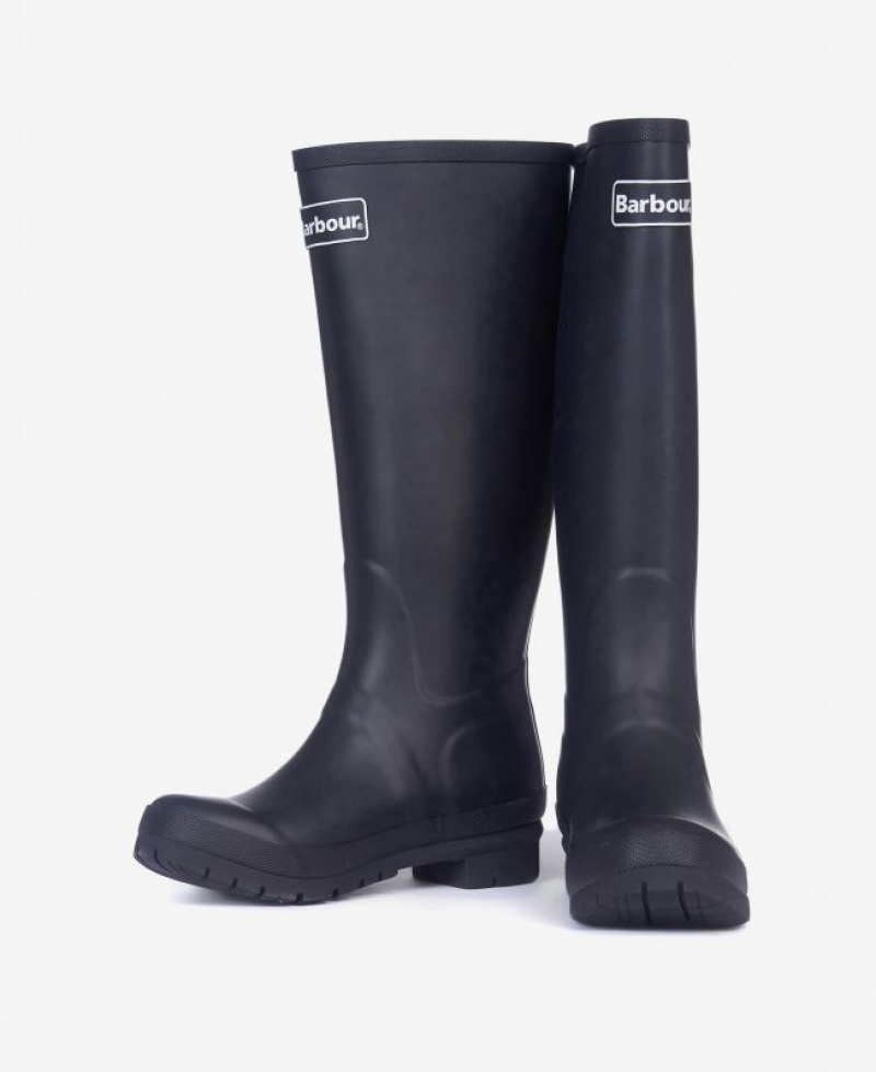 Navy Women Barbour Abbey Wellington Rain Boots | US-4926EXSLT