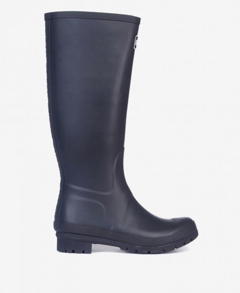 Navy Women Barbour Abbey Wellington Rain Boots | US-4926EXSLT