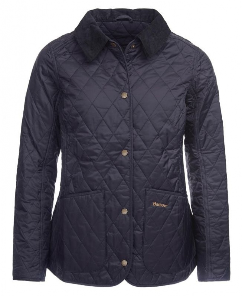 Navy Women Barbour Annandale Quilted Jacket | US-8162VDONJ