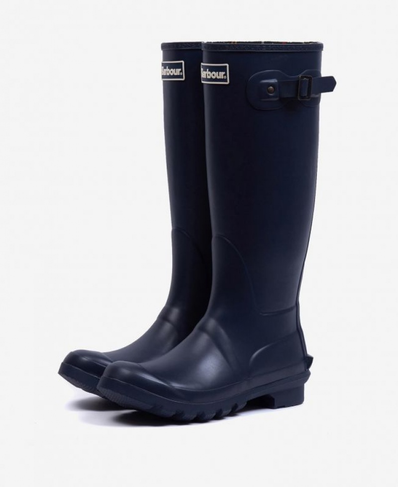 Navy Women Barbour Bede Wellington Rain Boots | US-4967ITVAB