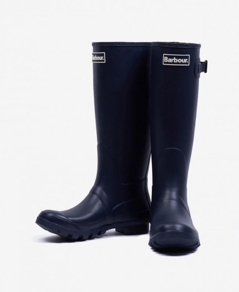 Navy Women Barbour Bede Wellington Rain Boots | US-4967ITVAB