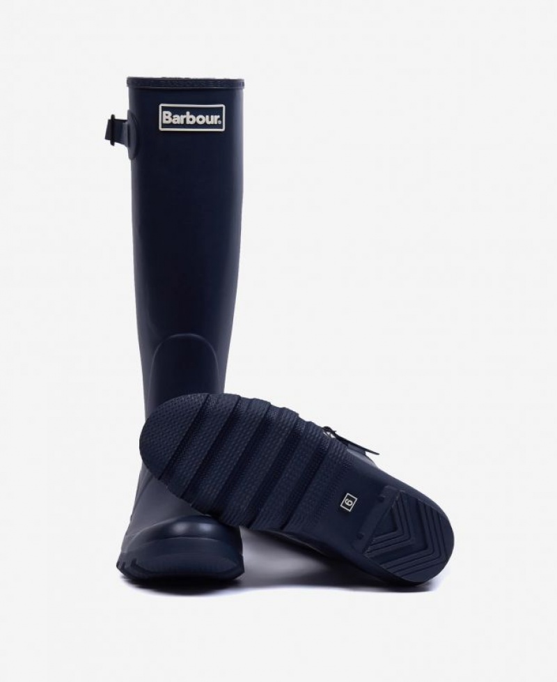 Navy Women Barbour Bede Wellington Rain Boots | US-4967ITVAB