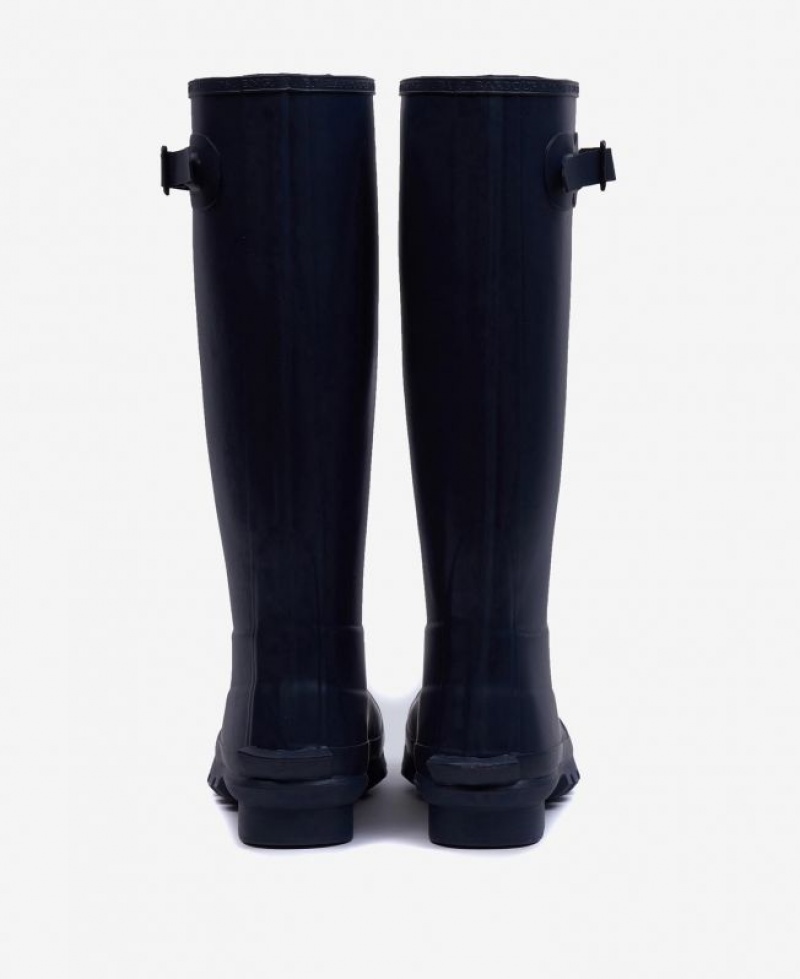 Navy Women Barbour Bede Wellington Rain Boots | US-4967ITVAB