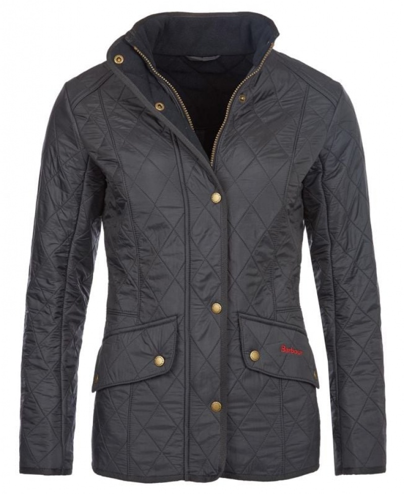 Navy Women Barbour Cavalry Polarquilt Casual Jacket | US-9461MKTYS