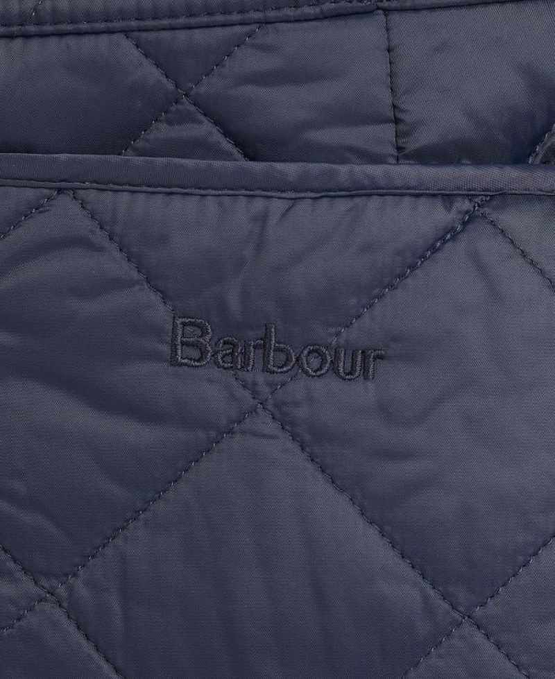 Navy Women Barbour Deveron Quilted Jacket | US-4830TOKAZ