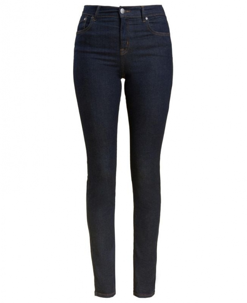 Navy Women Barbour Essential Slim Jeans | US-3907VLCZN