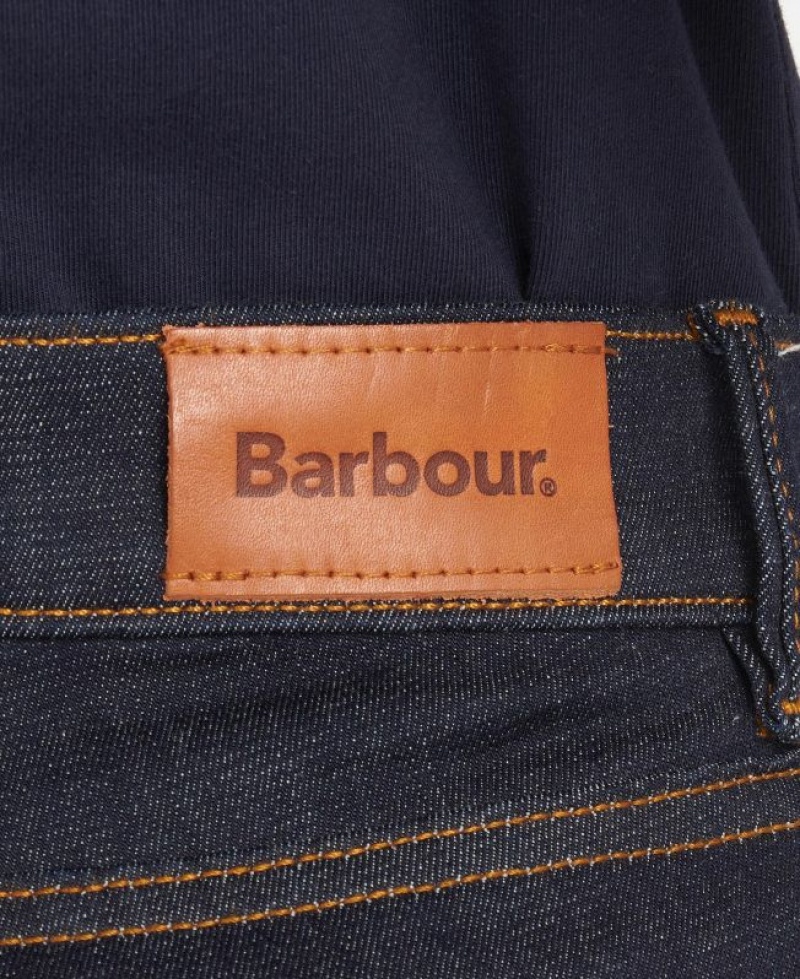 Navy Women Barbour Essential Slim Jeans | US-3907VLCZN