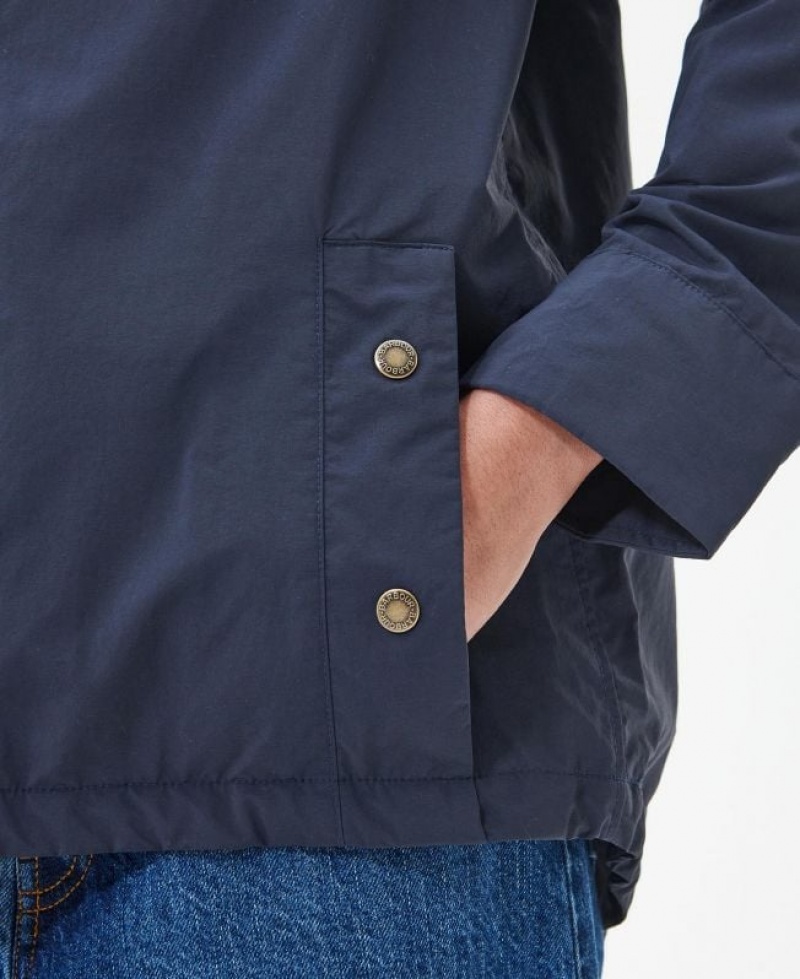 Navy Women Barbour Geranium Rain Jacket | US-8613RBHKT