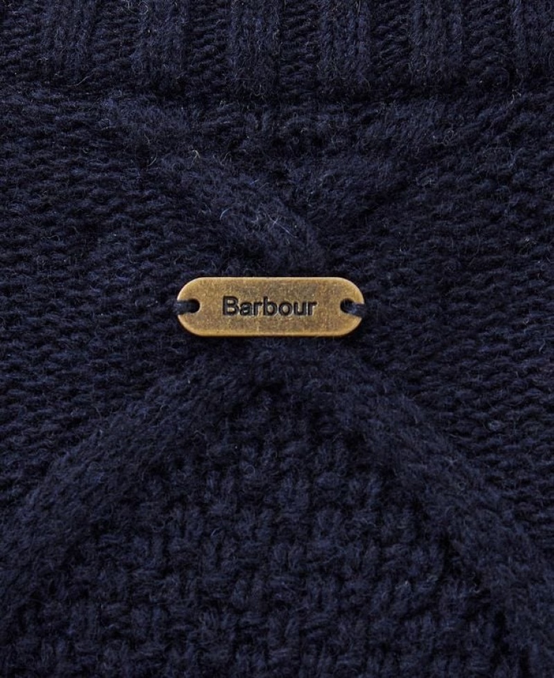 Navy Women Barbour Greyling Knitted Sweater | US-6928BGZYS