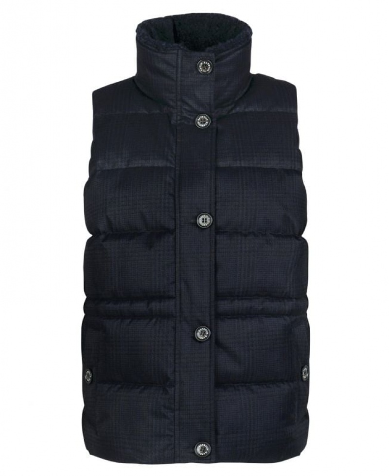 Navy Women Barbour Herring Vest | US-1952HALJN