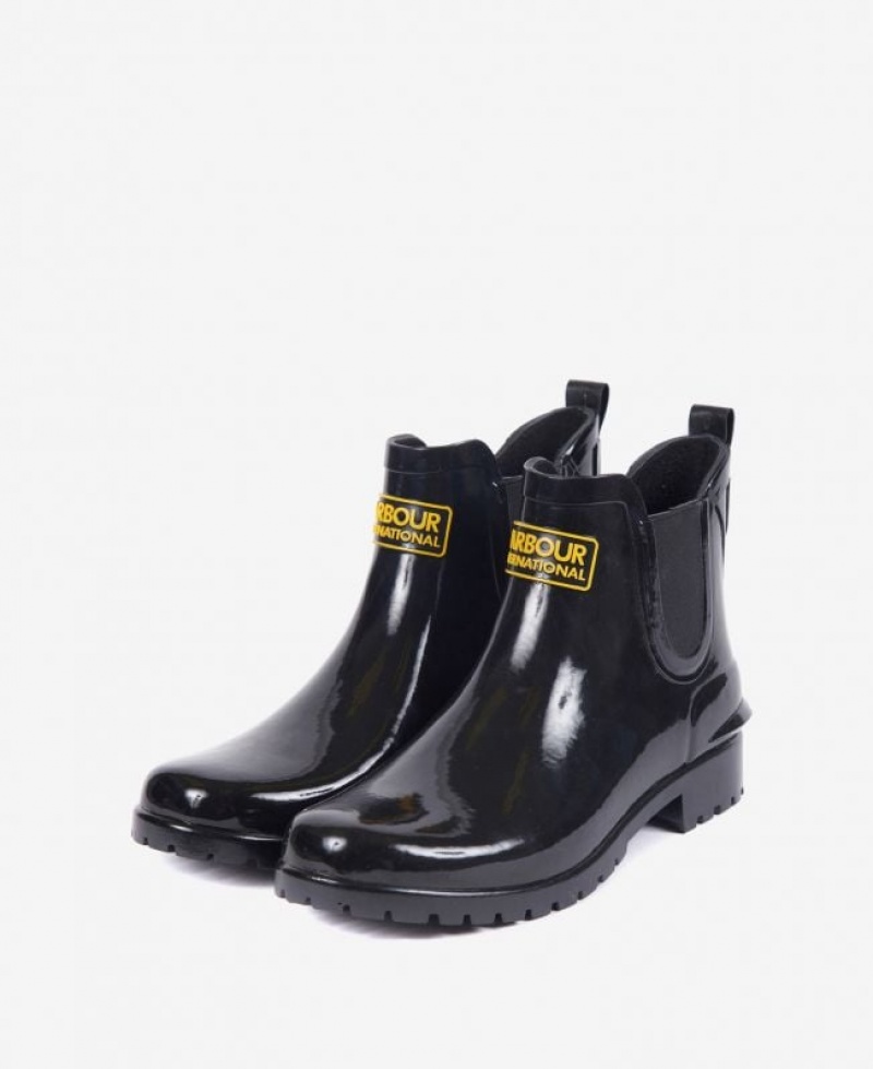 Navy Women Barbour International Assen Chelsea Wellingtons Rain Boots | US-0514CJVZW