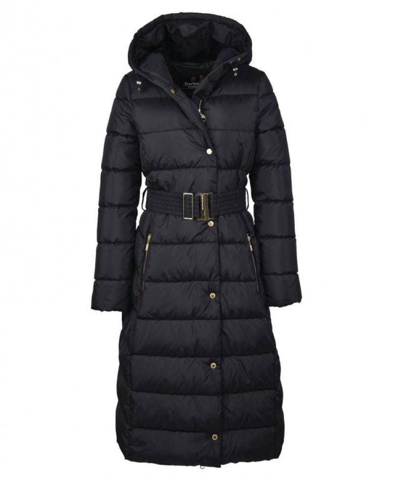 Navy Women Barbour International Track Line Quilted Jacket | US-8761EHJAP