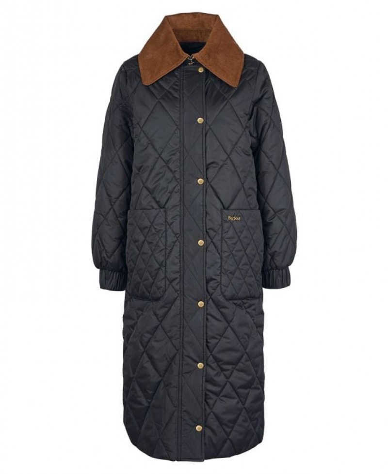 Navy Women Barbour Marsett Quilted Jacket | US-9827JNUAB