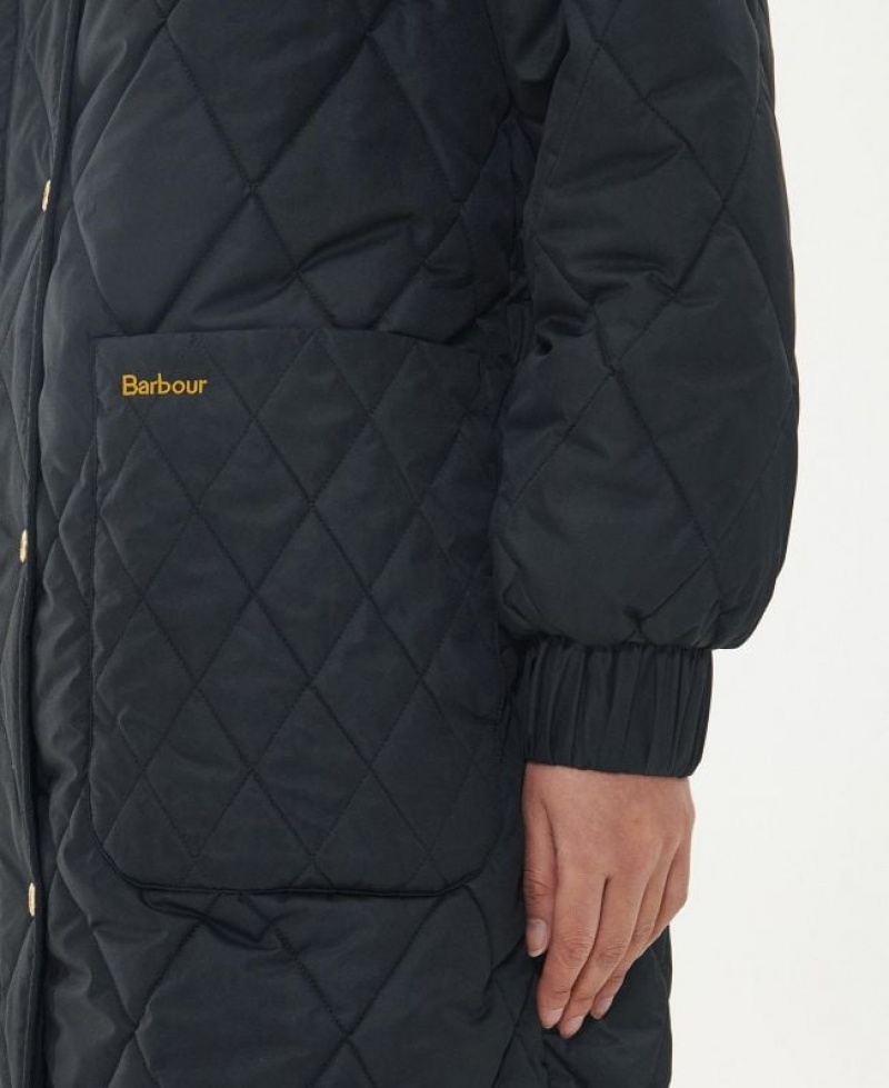 Navy Women Barbour Marsett Quilted Jacket | US-9827JNUAB