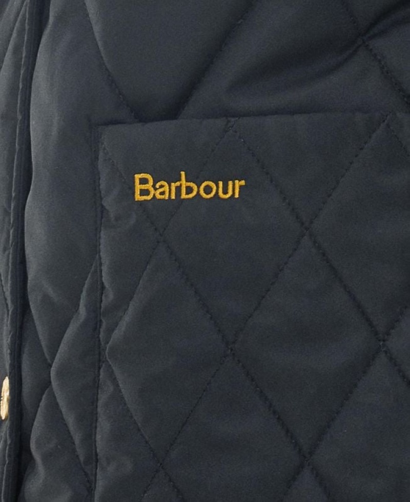 Navy Women Barbour Marsett Quilted Jacket | US-9827JNUAB