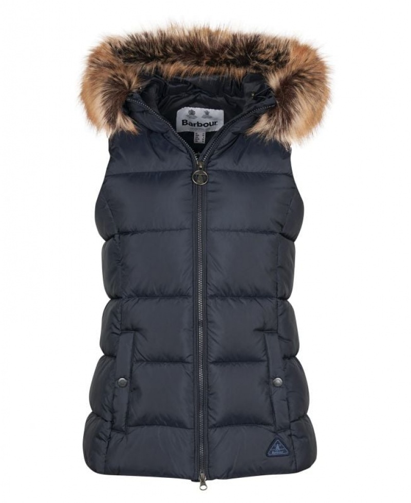 Navy Women Barbour Midhurst Vest | US-8769XJSGH