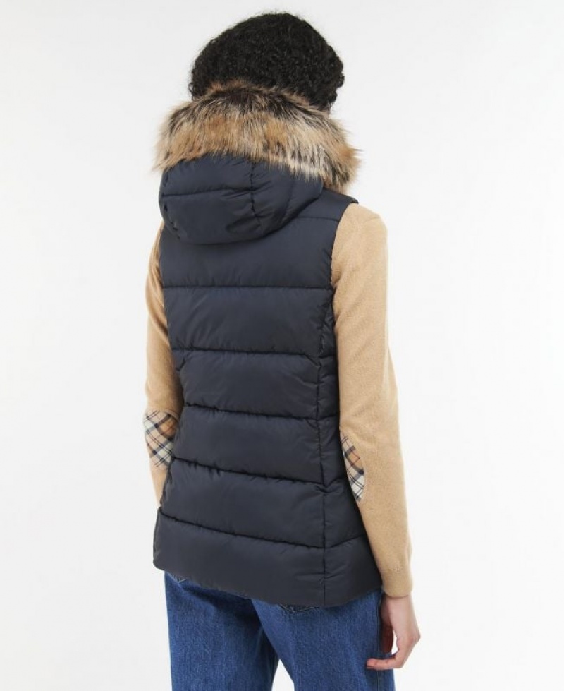 Navy Women Barbour Midhurst Vest | US-8769XJSGH