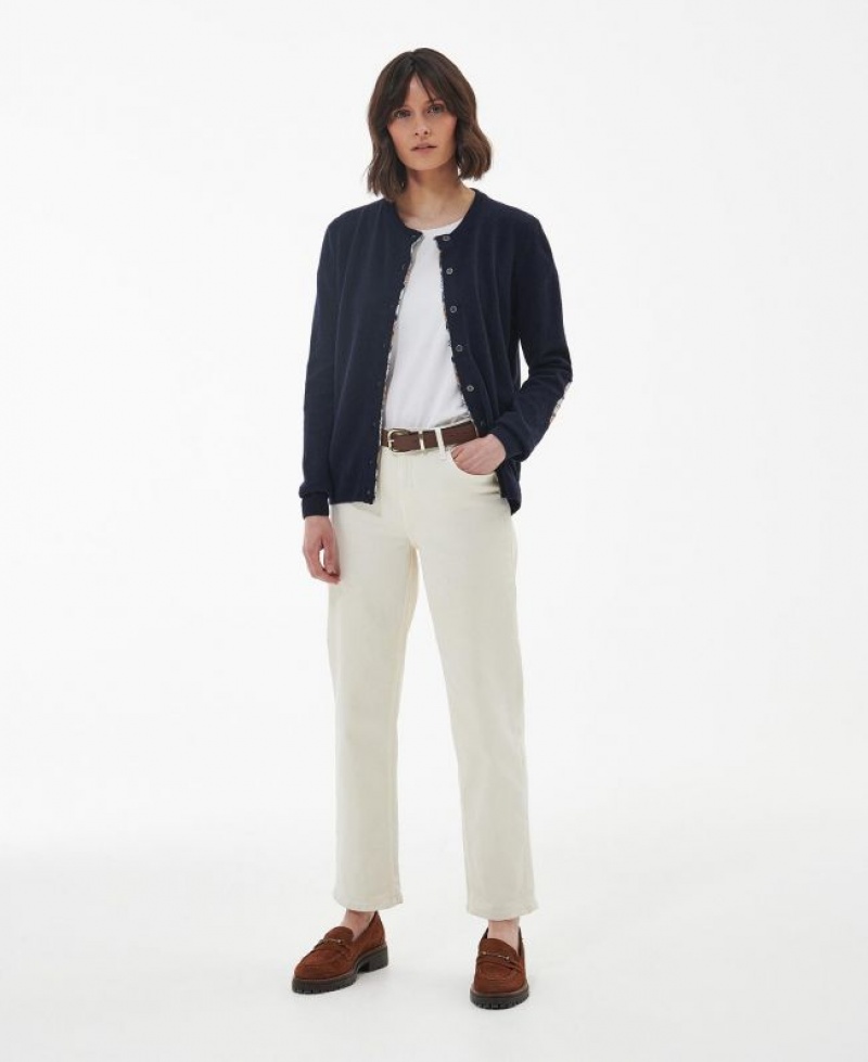 Navy Women Barbour Pendle Cardigan | US-4593PRINY