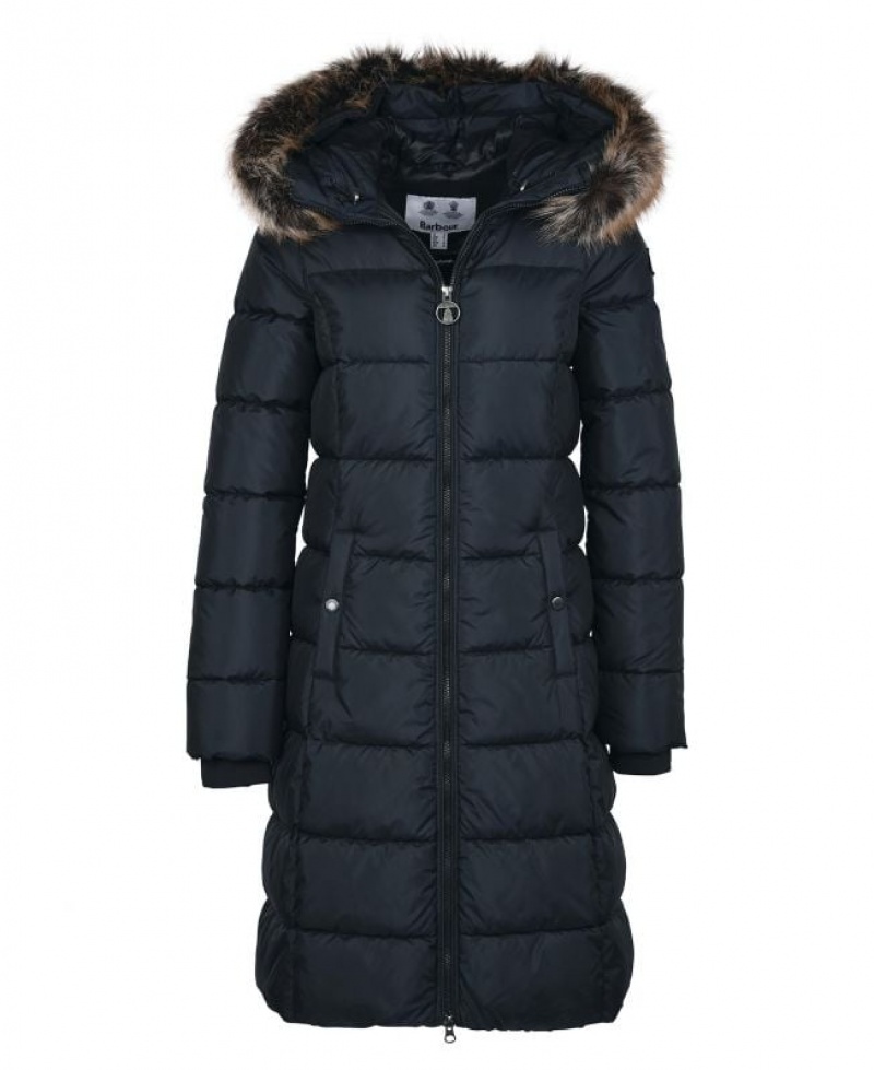 Navy Women Barbour Rosoman Quilted Jacket | US-1378WCZPR