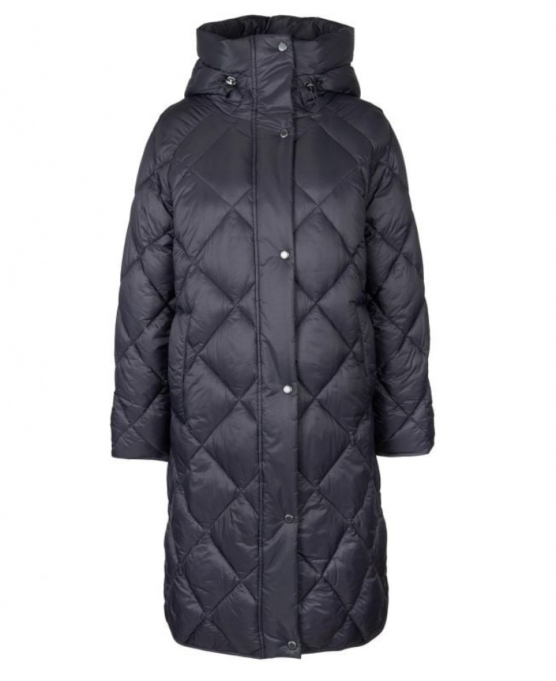 Navy Women Barbour Sandyford Quilted Jacket | US-2680NTZCI