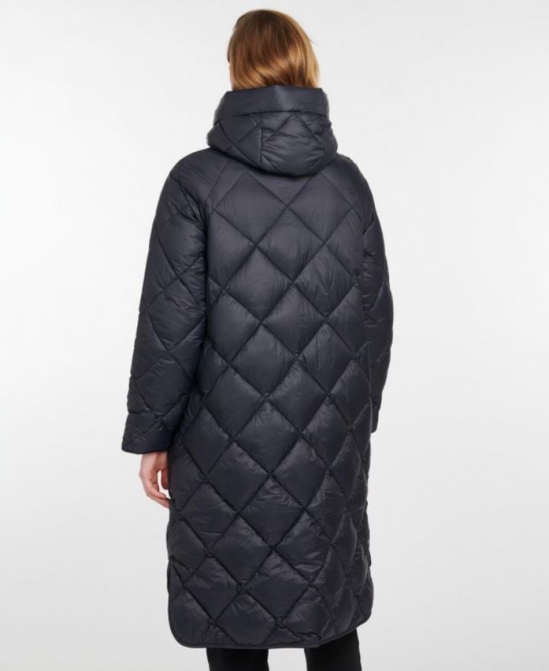 Navy Women Barbour Sandyford Quilted Jacket | US-2680NTZCI