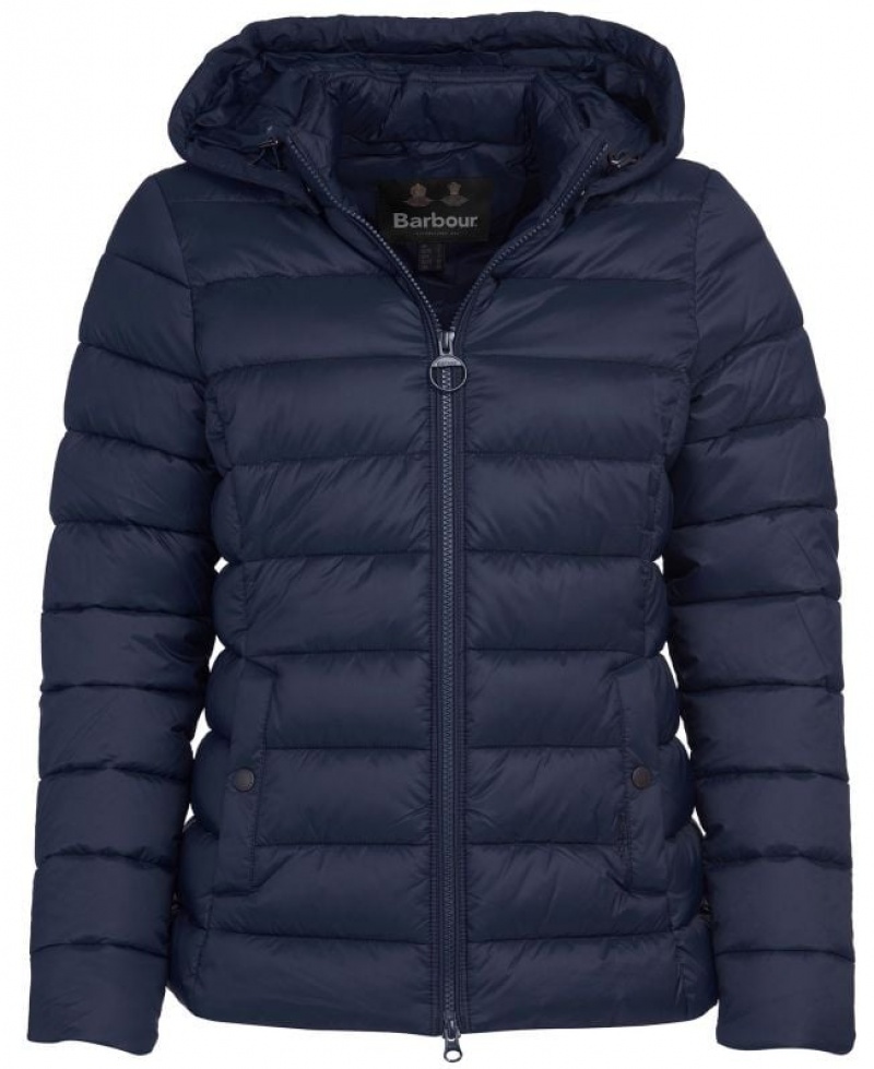 Navy Women Barbour Shaw Quilted Jacket | US-0258NLKQJ