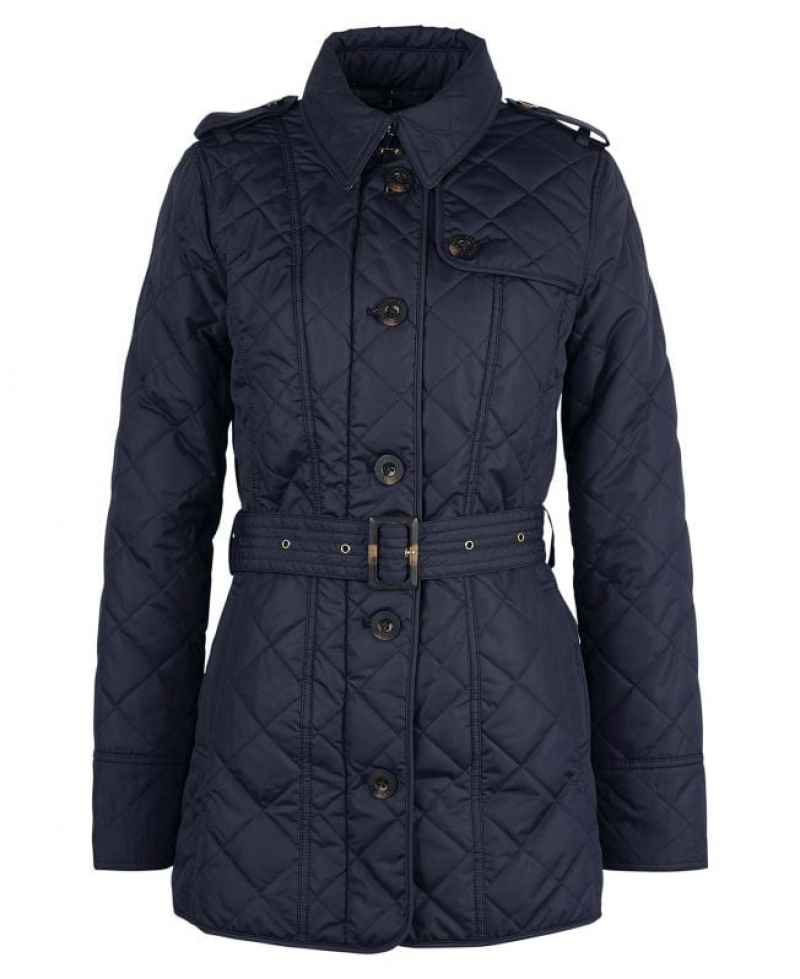 Navy Women Barbour Tummel Quilted Jacket | US-0326SZDOF