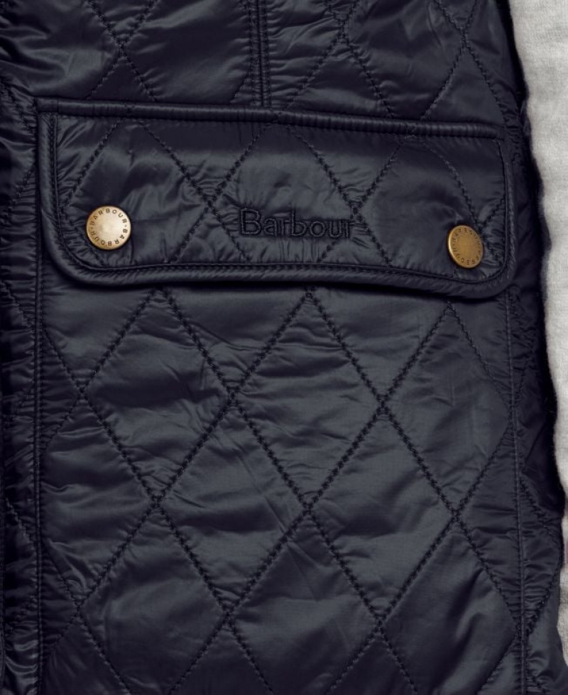 Navy Women Barbour Wray Vest | US-6279IMKTW