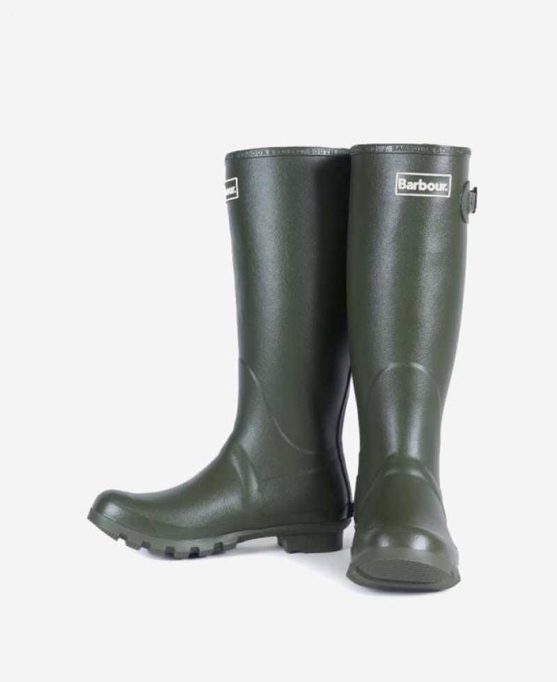 Olive Men Barbour Bede Wellington Rain Boots | US-3102LFSXH