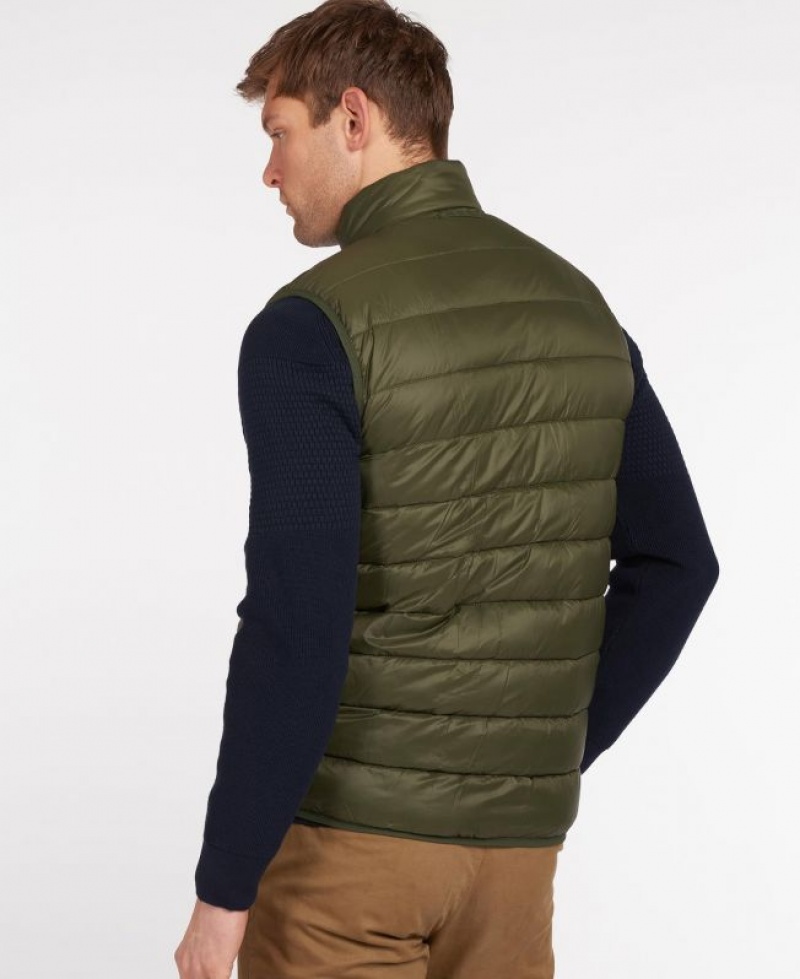 Olive Men Barbour Bretby Vest | US-7308LIPDS