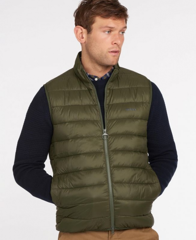 Olive Men Barbour Bretby Vest | US-7308LIPDS