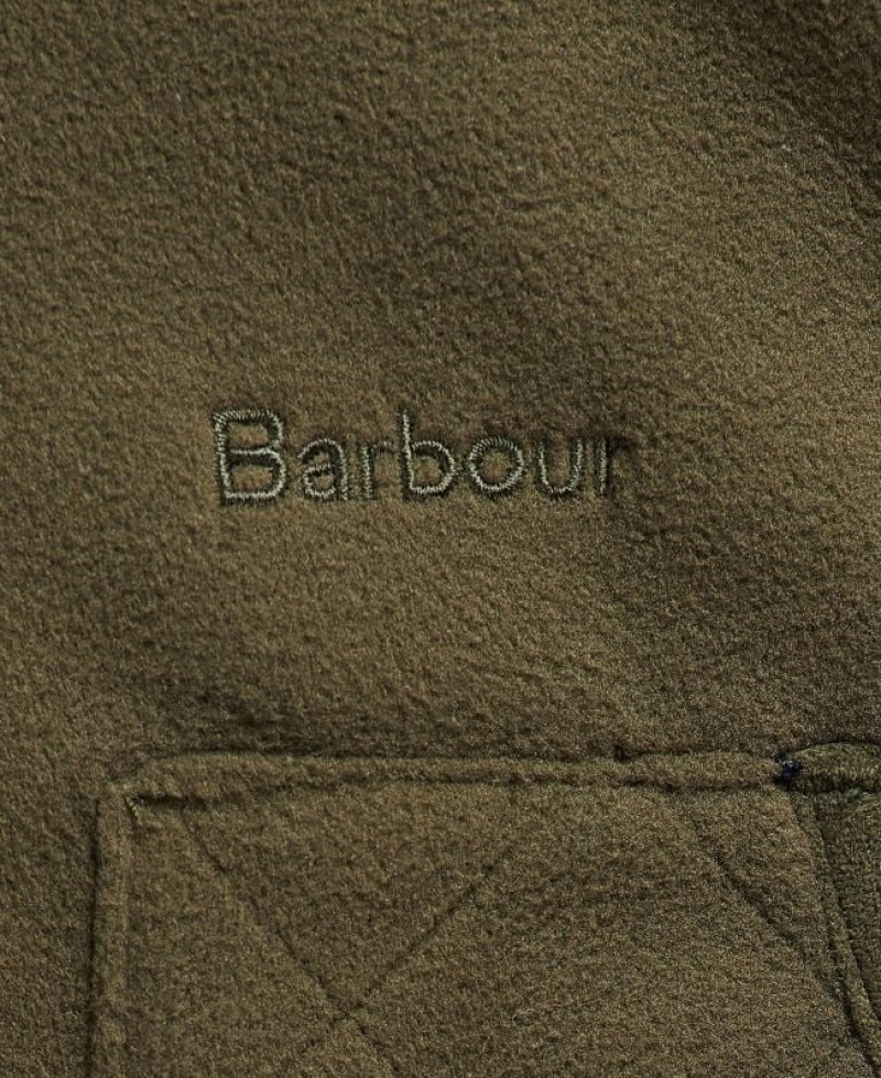 Olive Men Barbour Dunmoor Fleece | US-2638OMAPV