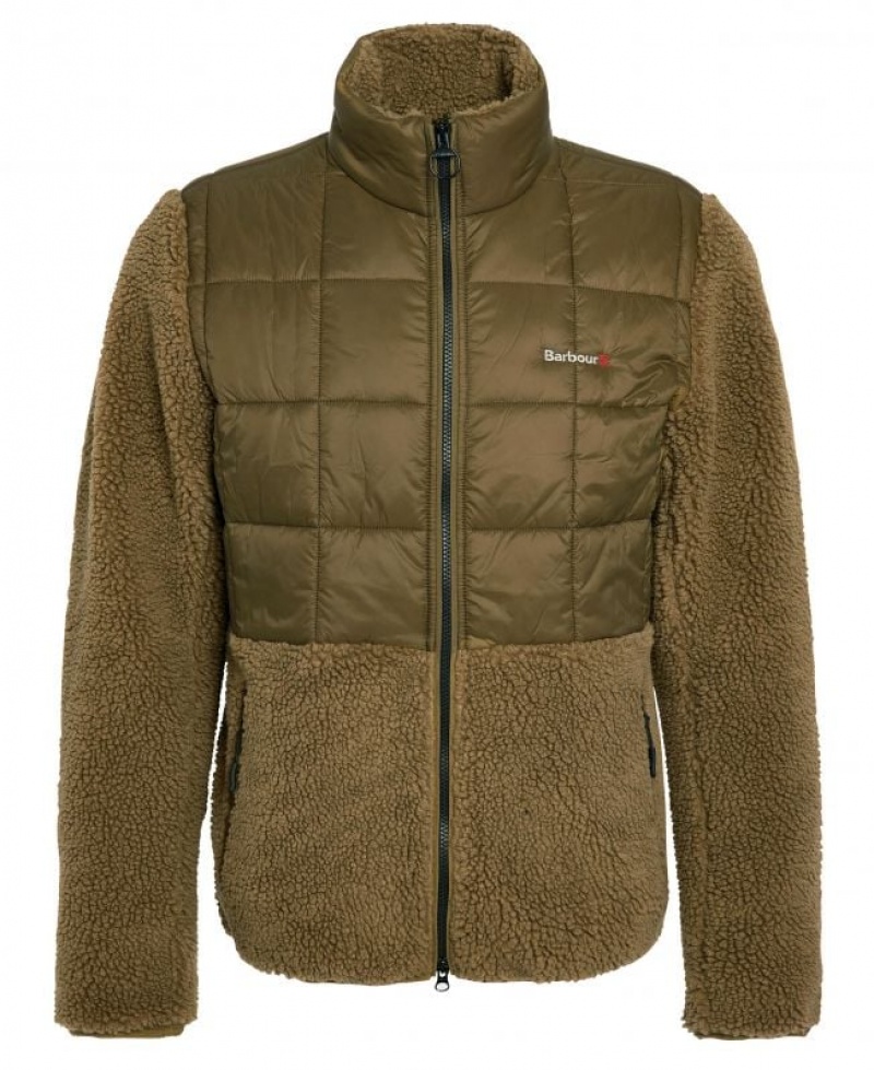 Olive Men Barbour Lowfell Fleece | US-9180SZXDO