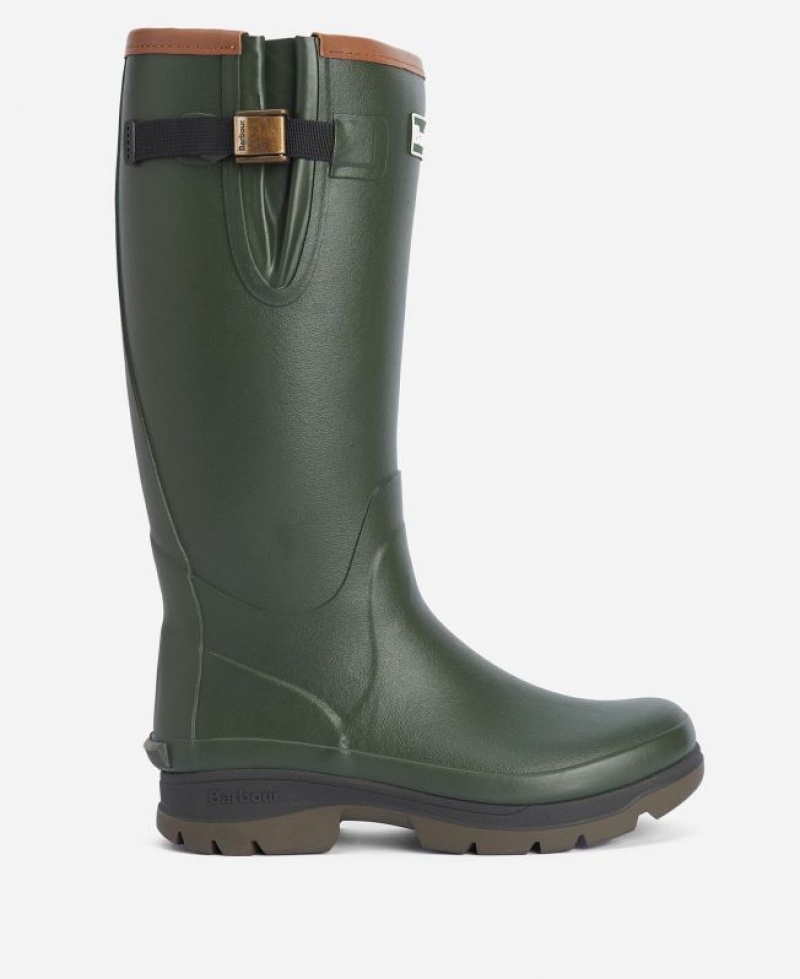 Olive Men Barbour Tempest Wellingtons Rain Boots | US-6324KOUZE