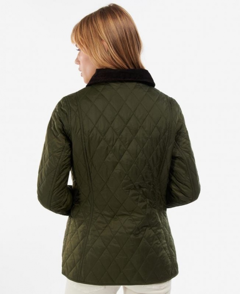 Olive Women Barbour Annandale Quilted Jacket | US-4906QBKOA