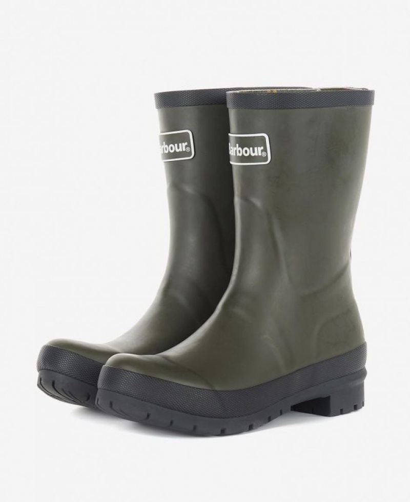 Olive Women Barbour Banbury Wellington Rain Boots | US-4576RXIZB