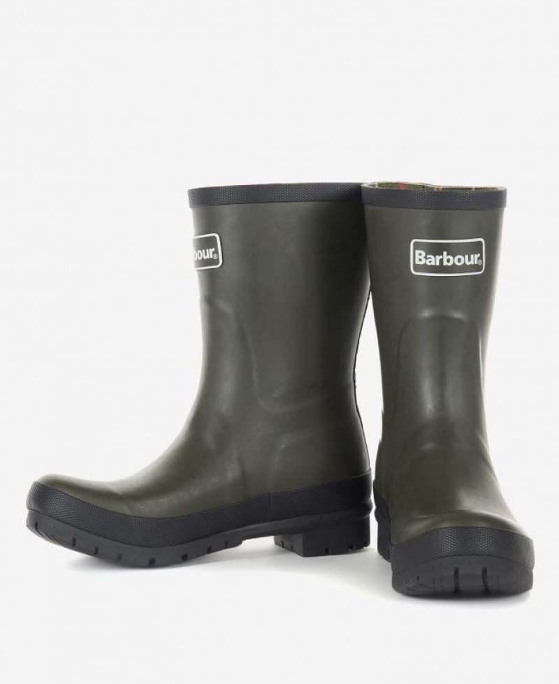 Olive Women Barbour Banbury Wellington Rain Boots | US-4576RXIZB