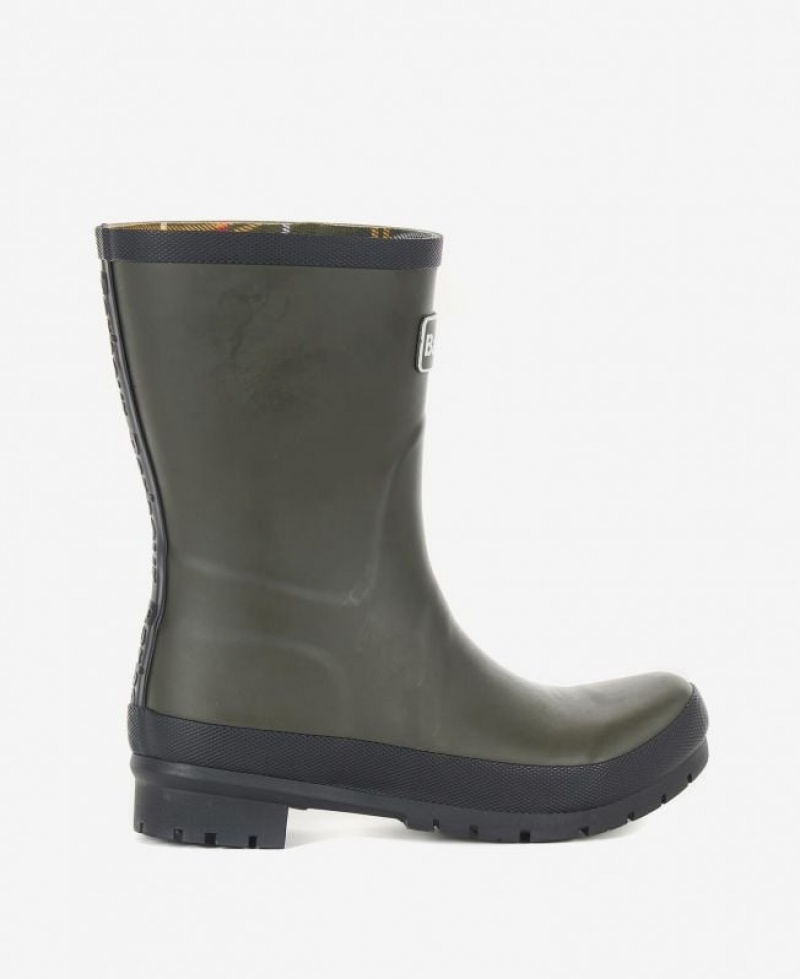 Olive Women Barbour Banbury Wellington Rain Boots | US-4576RXIZB