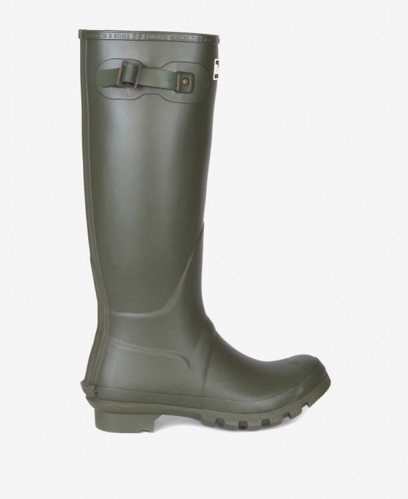 Olive Women Barbour Bede Wellington Rain Boots | US-1425OCDRF